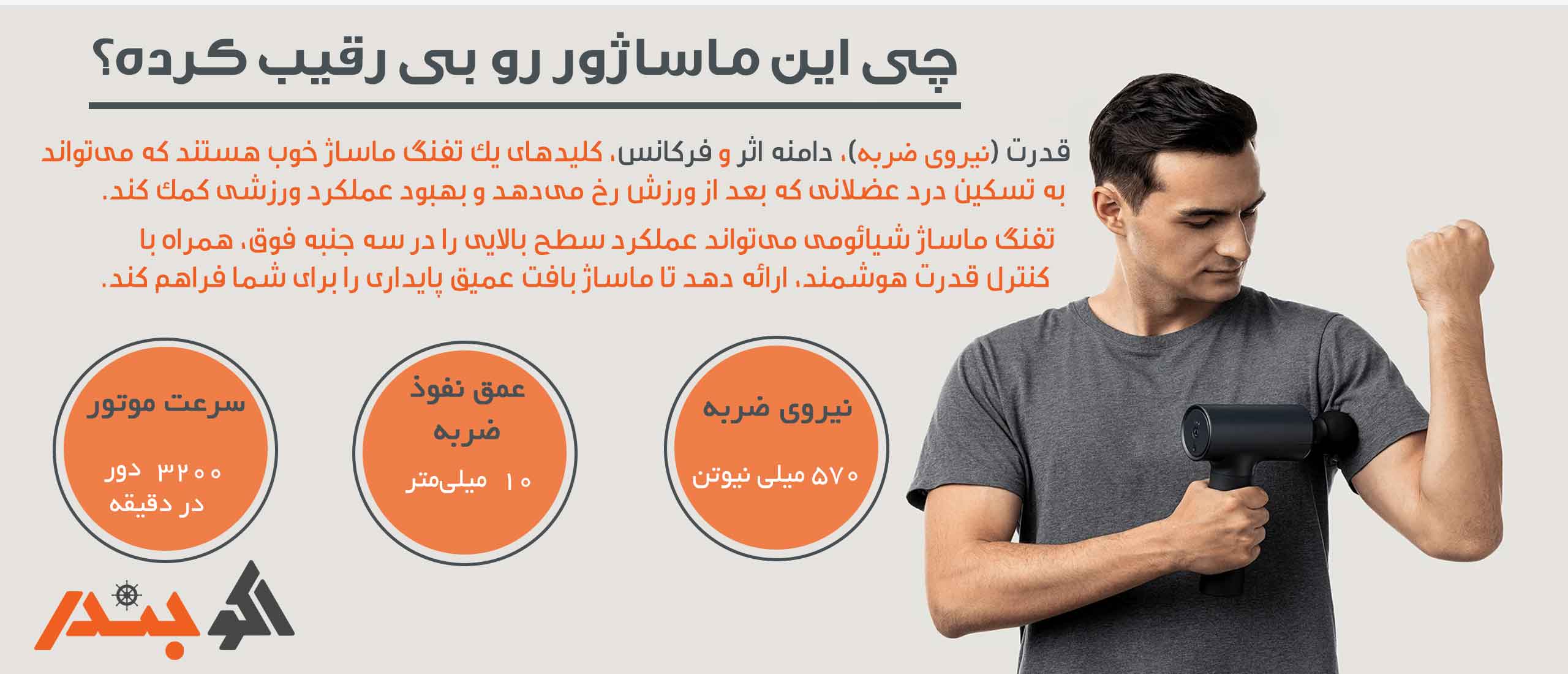 نمای داخلی موتور براشلس ماساژور شیائومی