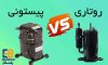 فرق بین کمپرسورهای روتاری با پیستونی در کولرهای گازی